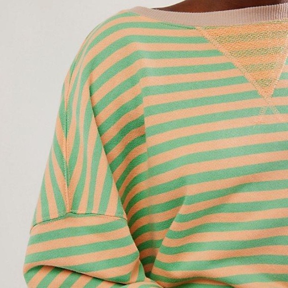 Free People Tops - FP CLASSIC STRIPED OVERSIZED PULLOVER